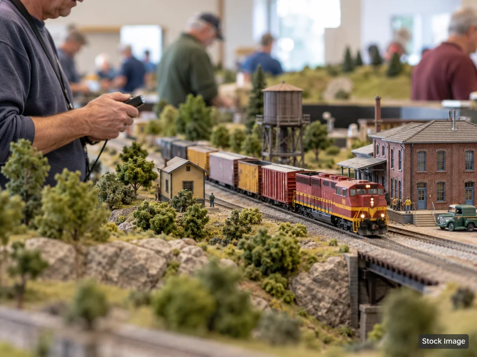 Greenberg's Great Train & Toy Show: Model Train Shows in Fredericksburg, Virginia (operating layout scene)