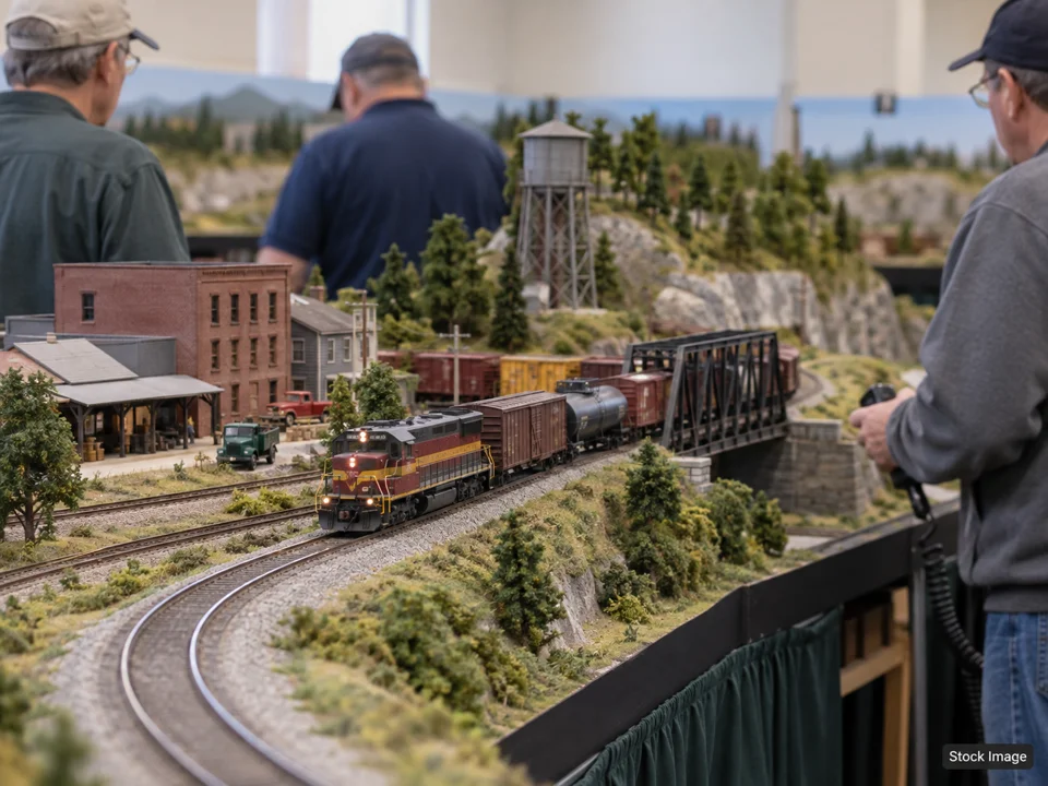 The Great Northeast Model Train Show: Model Train Shows in Dunmore, Pennsylvania, Pennsylvania (operating layout scene)
