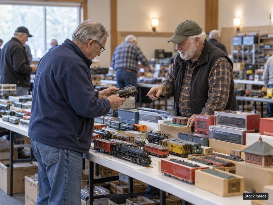 Great Train Show - Waterford, MI: Model Train Shows in Waterford, Michigan (train meet/swap scene)