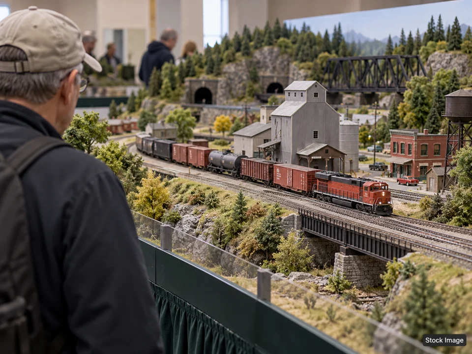 Wichita Toy Train Club Train Show & Swap Meet: Model Train Shows in Wichita, Kansas (operating layout scene)