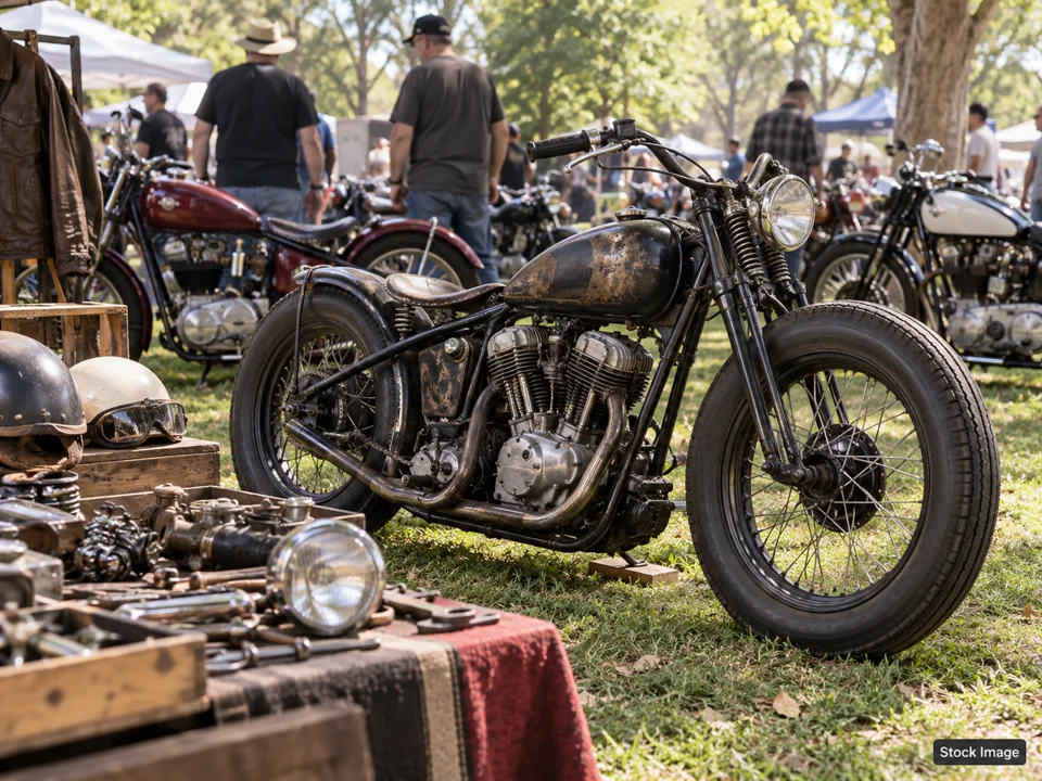 Walneck's Motorcycle Swap Meet - Princeton, IL: Motorcycle Shows, Rallies & Swaps in Illinois (vintage/custom scene)