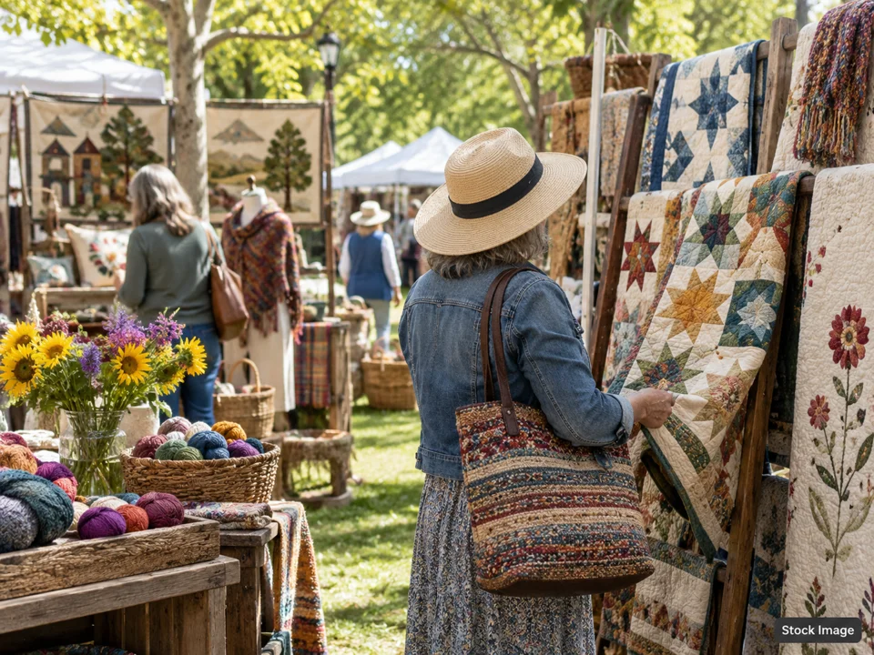 NYS Sheep & Wool Family Festival: Quilt, Fiber & Needlework Shows in Rhinebeck, New York (textile arts scene)