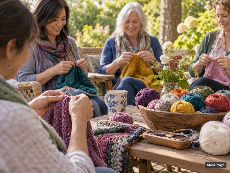 Maple Leaf Quilters Guild Meeting - Suzanne Ashe Fandance Trunk Show & Lecture: Quilt, Fiber & Needlework Shows in Rutland, Vermont (knitting/crochet scene)