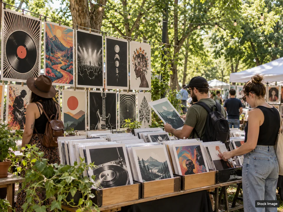 Record show: Vinyl Record & Music-Media Shows in Fairborn, Ohio (posters & prints scene)