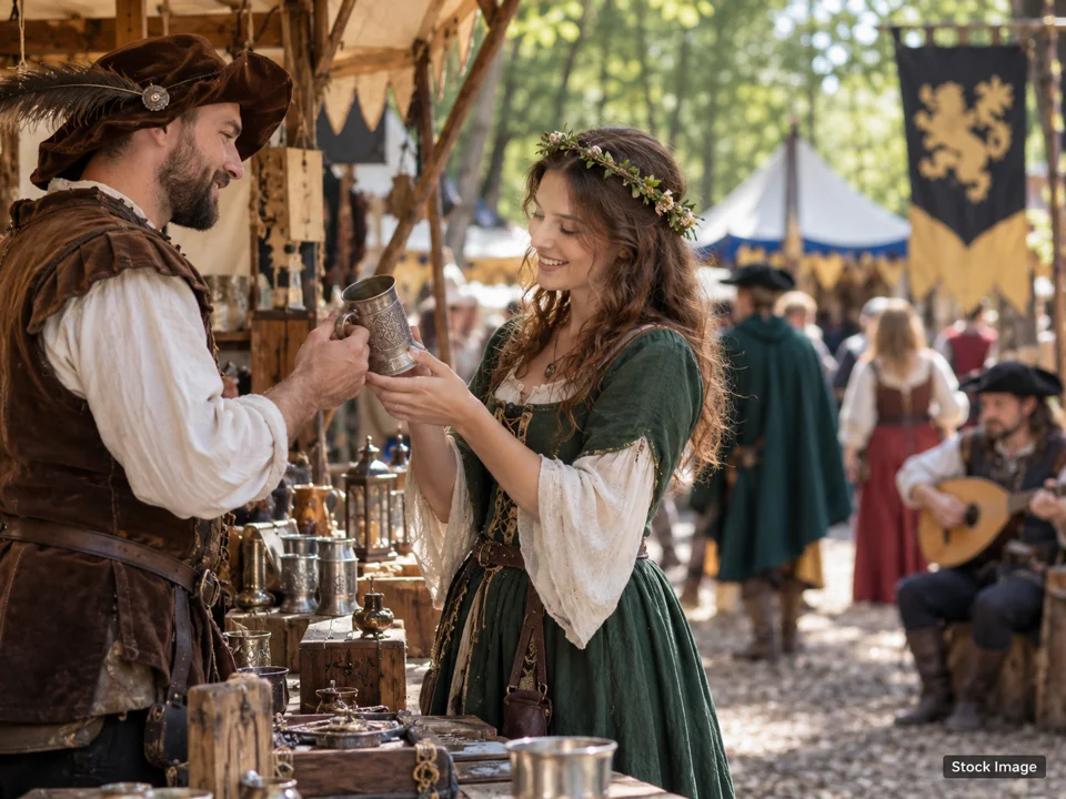 Northern California Renaissance Faire: Renaissance & Medieval Faires in Hollister, California (medieval fair scene)