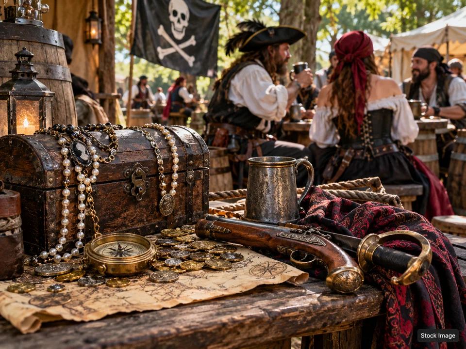 Ravenwood Faire: Renaissance & Medieval Faires in Maurertown, Virginia (pirate festival scene)