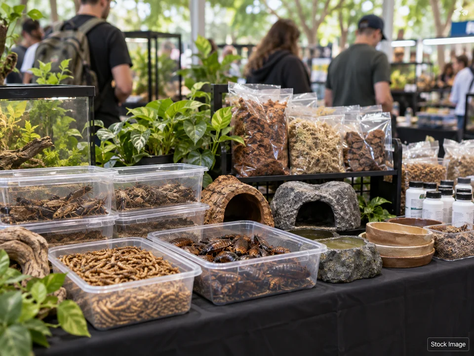 Show Me Reptile & Exotics Show: Reptile & Exotic-Pet (Herp) Expos in Boise, Idaho (feeders/supplies scene)