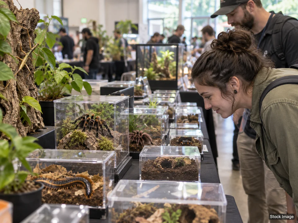Nebraska Reptile Show - October: Reptile & Exotic-Pet (Herp) Expos in Bellevue, Nebraska (invertebrates scene)