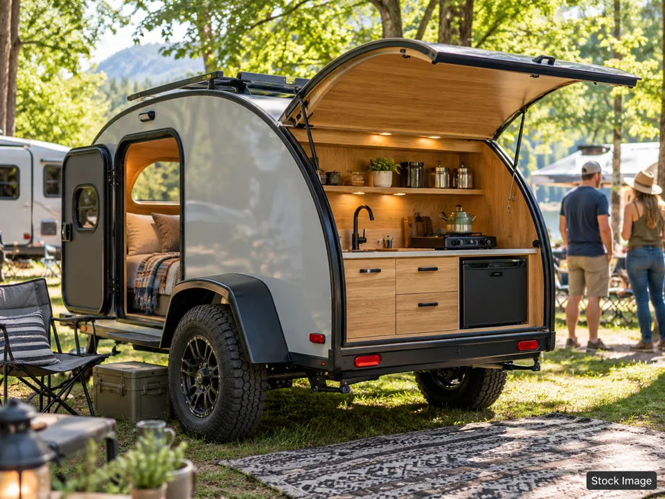 TCT 6th Annual Vintage Liftoff: RV Shows in Titusville, Florida (teardrop/small trailer scene)