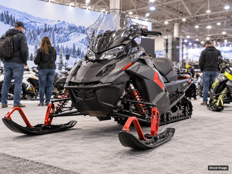 Snowvana - Portland: Ski, Snowmobile & Winter-Sports Expos in Portland, Oregon (snowmobile scene)