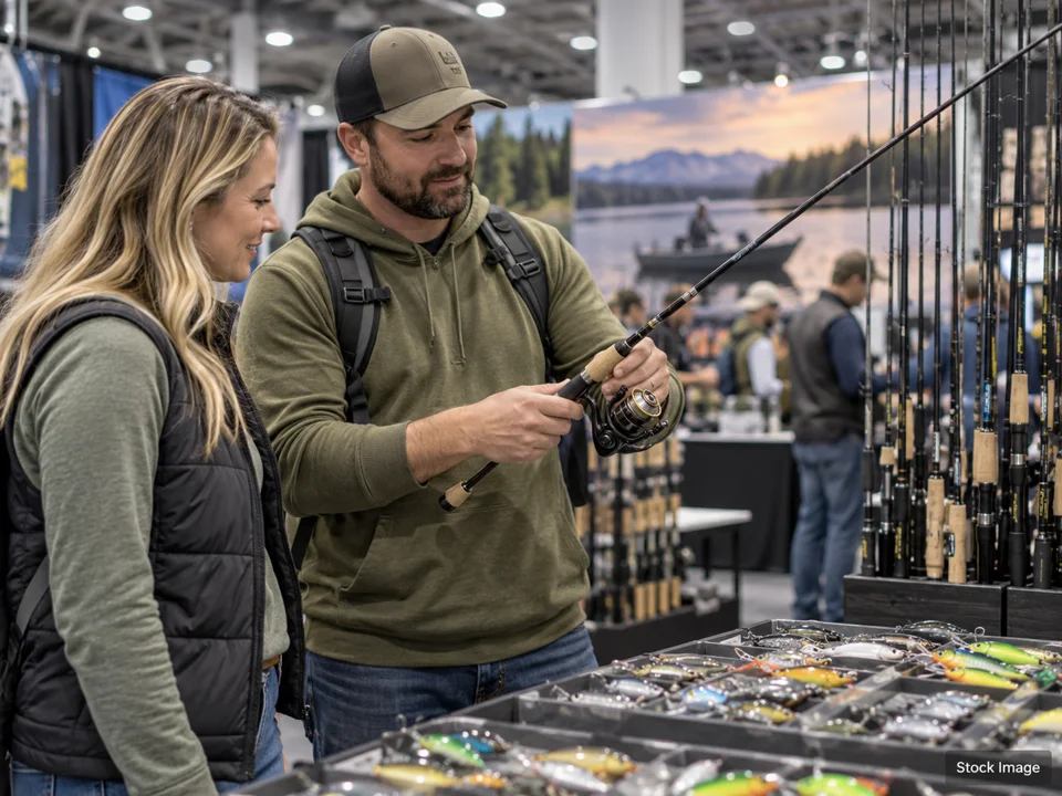 Arrowhead Ice Fishing & Winter Show: Sportsman / Hunting, Fishing & Outdoor Expos in Duluth, Minnesota (tackle & fishing scene)