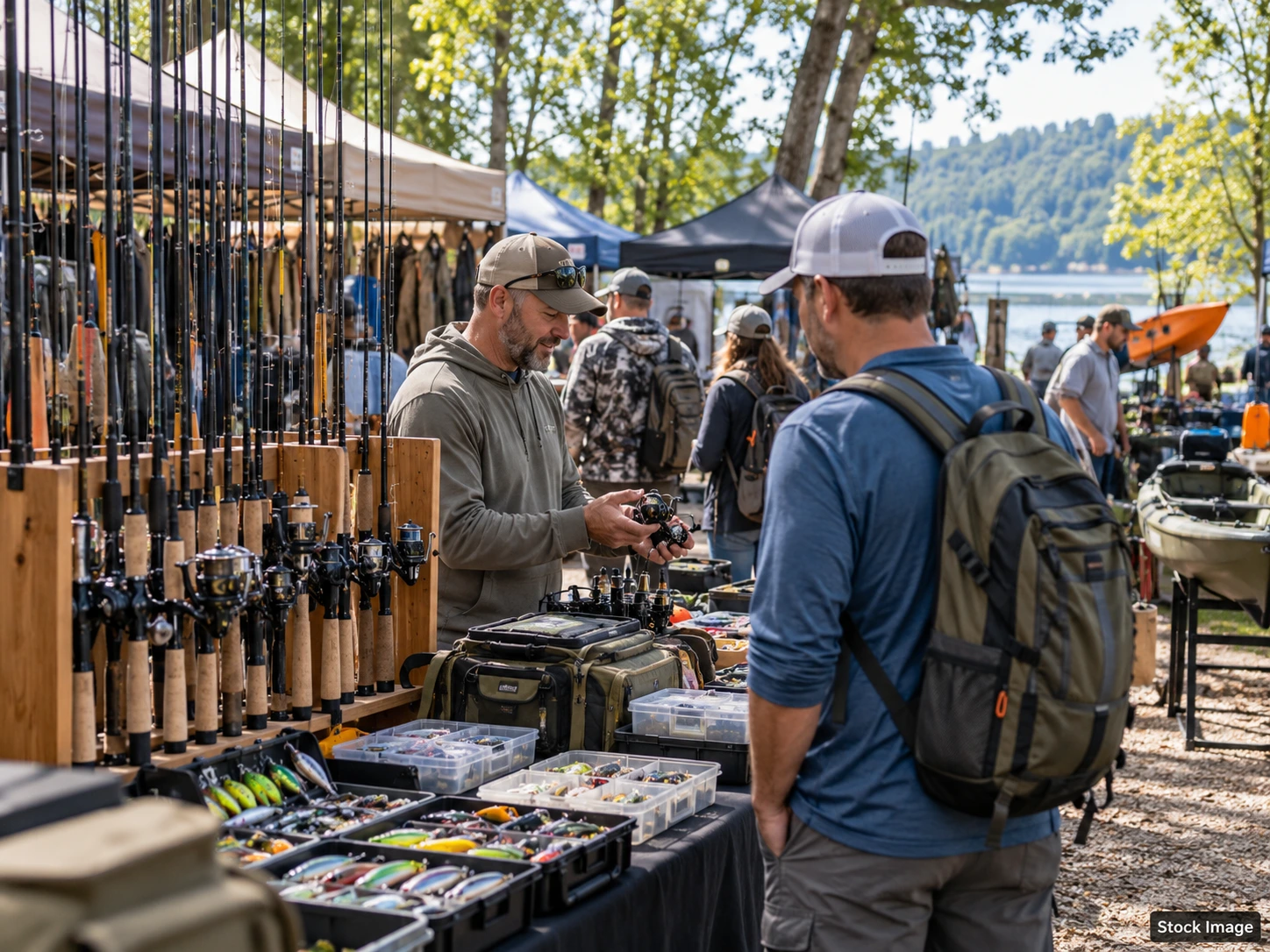 Let's Go Fishing Show: Sportsman / Hunting, Fishing & Outdoor Expos in Collinsville, Illinois (tackle & fishing scene)