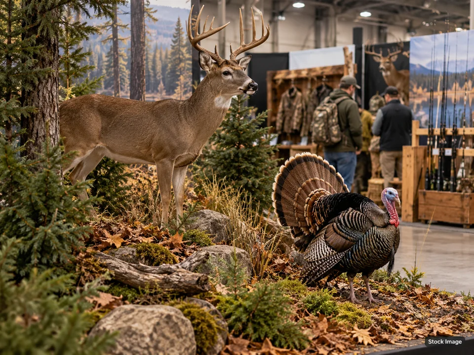 Arkansas Outdoor Expo: Sportsman / Hunting, Fishing & Outdoor Expos in Fort Smith, Arkansas (deer/turkey scene)
