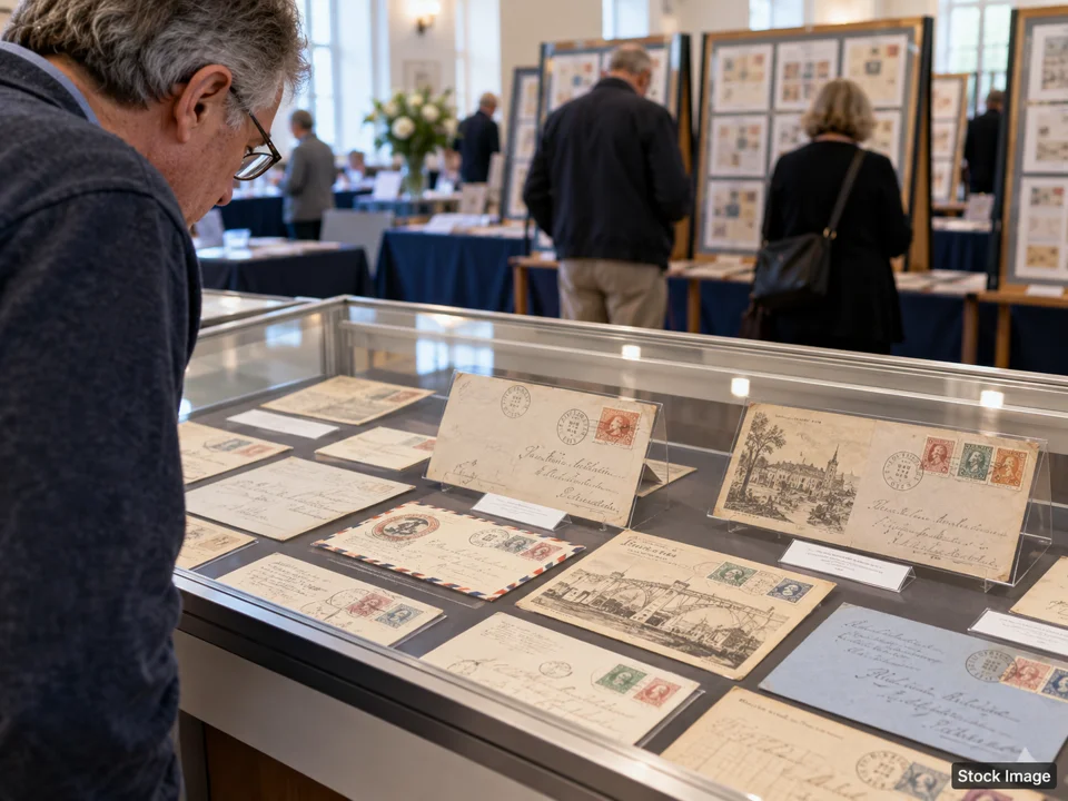 MAIPEX Fall Stamp Show: Stamp (Philatelic) Shows in Winslow, Maine (postal history scene)
