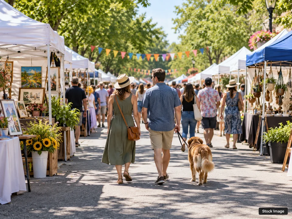 Magic of the Jack O' Lanterns: Street Fairs & Community Festivals in Littleton, Colorado (block fair scene)