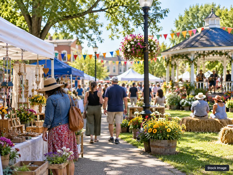 Bright Nights at Four Mile: Street Fairs & Community Festivals in Denver, Colorado (town festival scene)