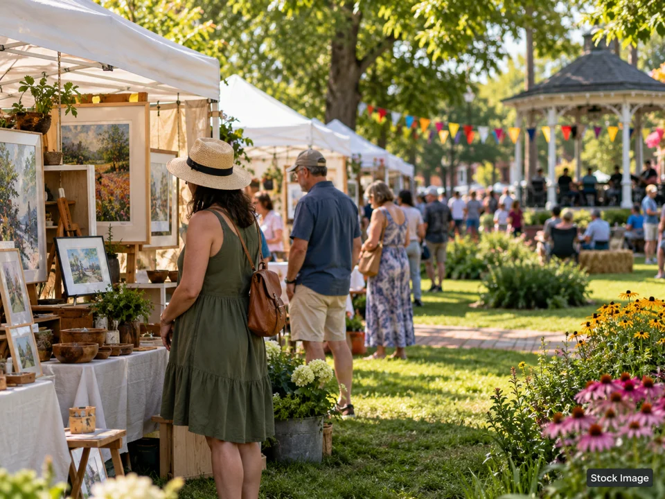 Garden Glow at Ladew: Street Fairs & Community Festivals in Monkton, Maryland (community celebration scene)
