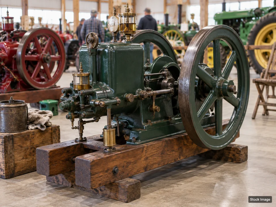 AGSEM Fall Tractor Show OCT. 17-18, 2026: Antique Tractor, Engine & Steam Shows in Vista, California (gas engine scene)