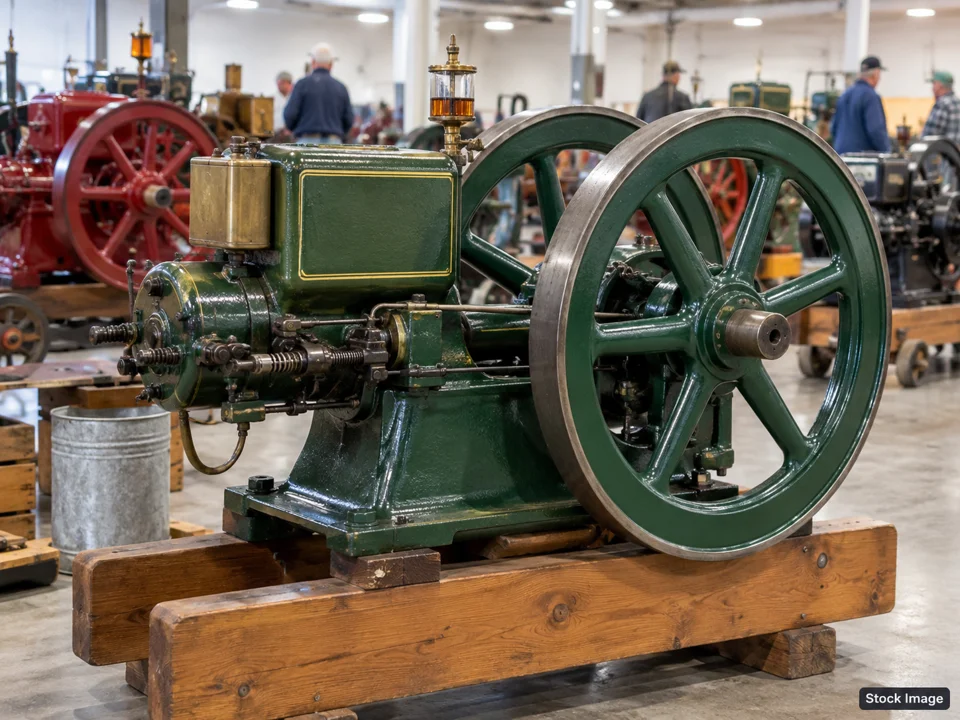 AGSEM Fall Tractor Show OCT. 24-25, 2026: Antique Tractor, Engine & Steam Shows in Vista, California (gas engine scene)