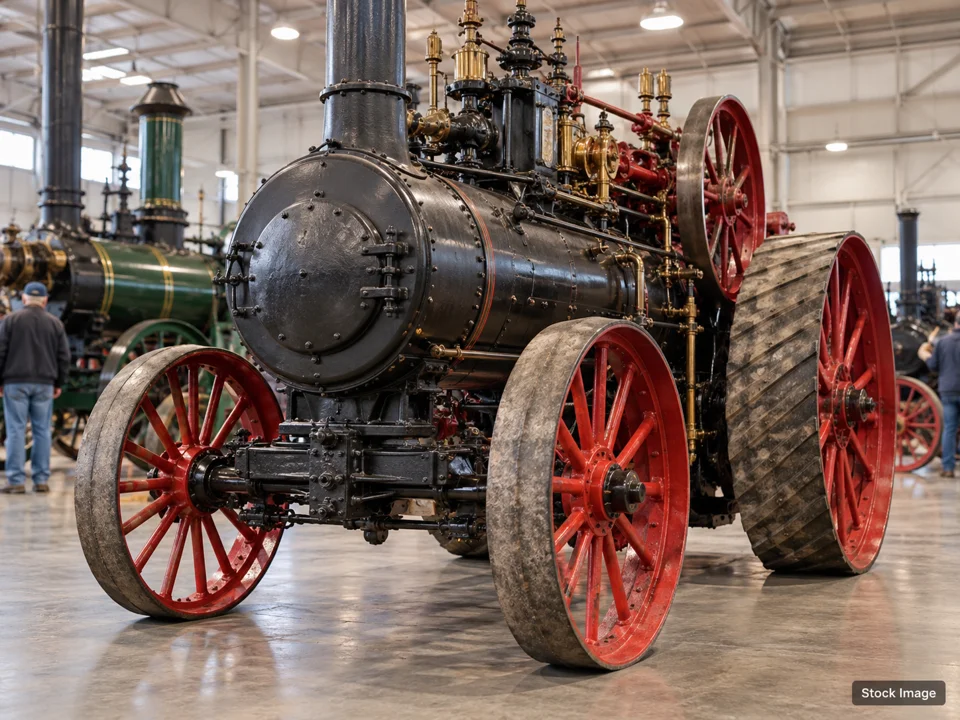 Cumming Steam, Antique Tractor & Gas Engine Exposition: Antique Tractor, Engine & Steam Shows in Cumming, Georgia (steam scene)
