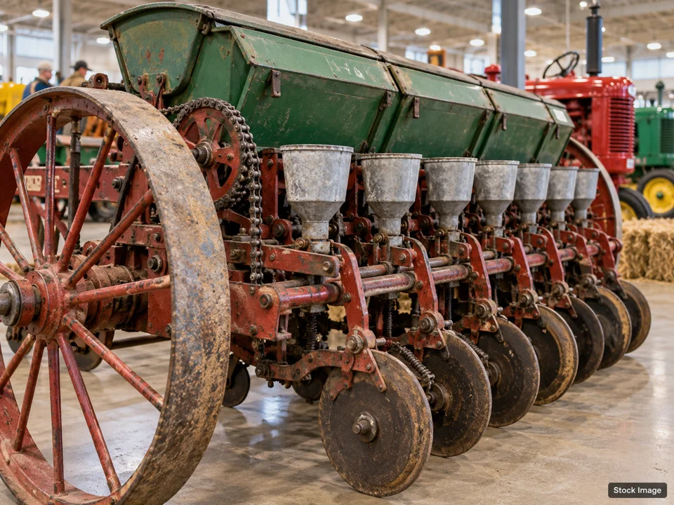 Christmas at Rough and Tumble Reunion Exhibits: Antique Tractor, Engine & Steam Shows in Pennsylvania (farm machinery scene)