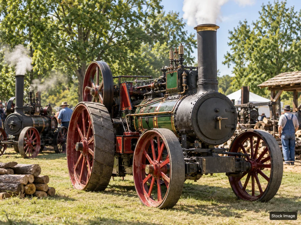KMOT Ag Expo 2027: Antique Tractor, Engine & Steam Shows in Minot, North Dakota (steam scene)