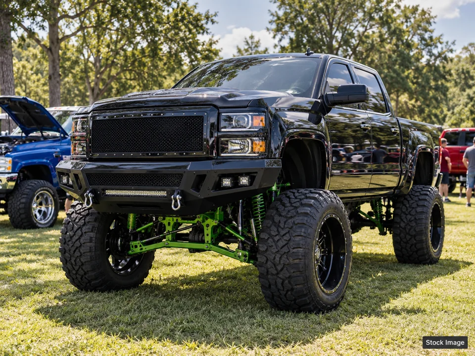 Layin at the Lake: Truck Shows in Whitehouse, Texas (lifted/custom scene)