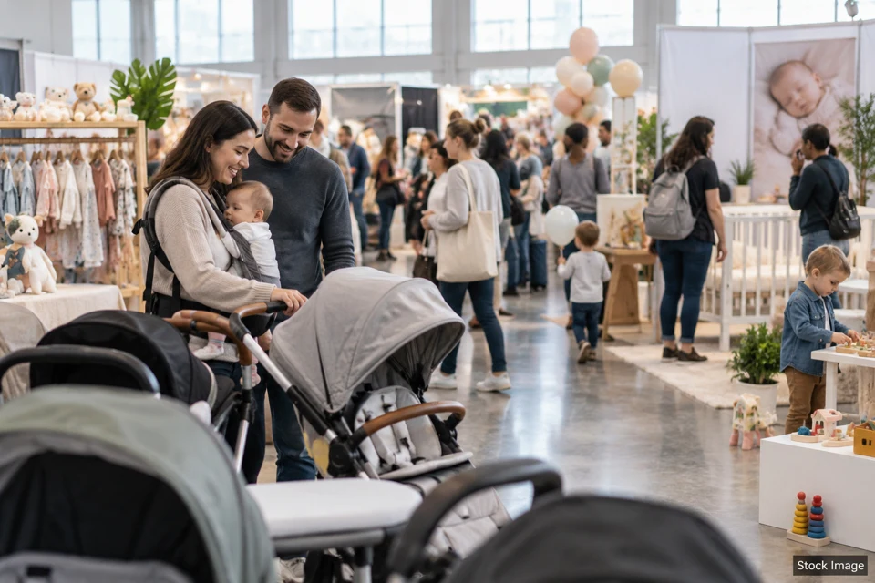 Family expo — family expo exhibits and activities scene