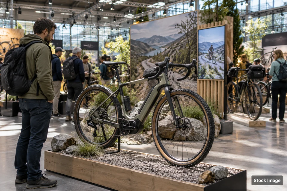 Gravel/e-bike — gravel/e-bike exhibits and activities scene