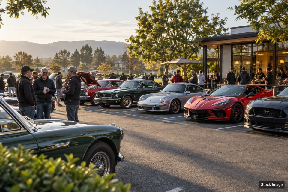 Cars & Coffee — cars & coffee exhibits and activities scene
