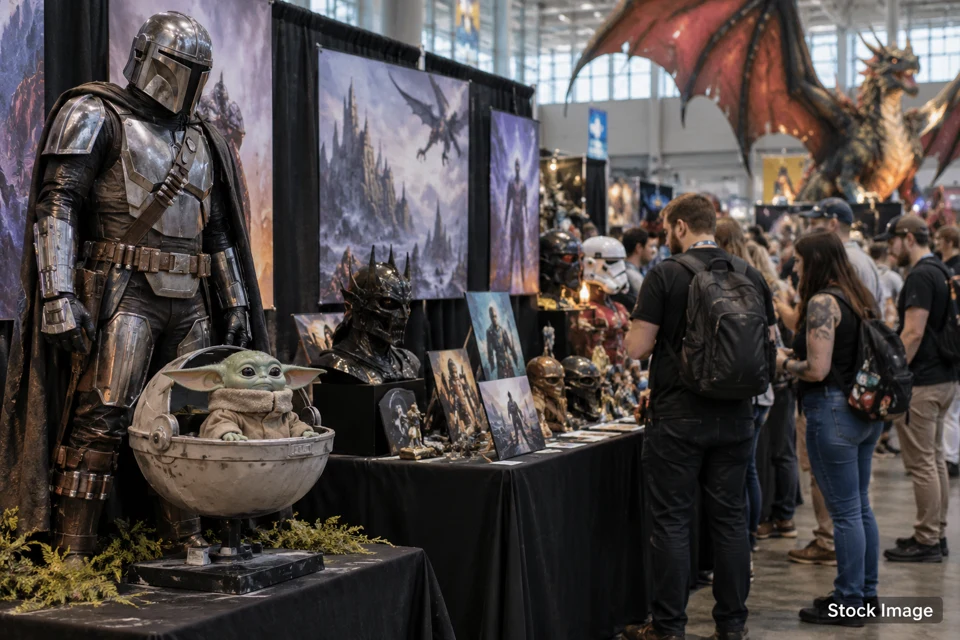 Sci-fi/fantasy — sci-fi/fantasy exhibits and activities scene