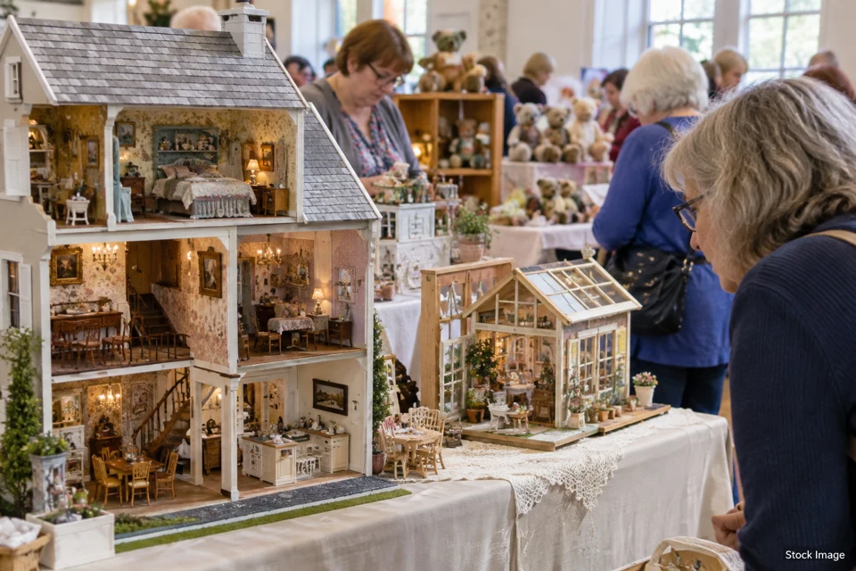 Dollhouse/miniatures — dollhouse/miniatures exhibits and activities scene