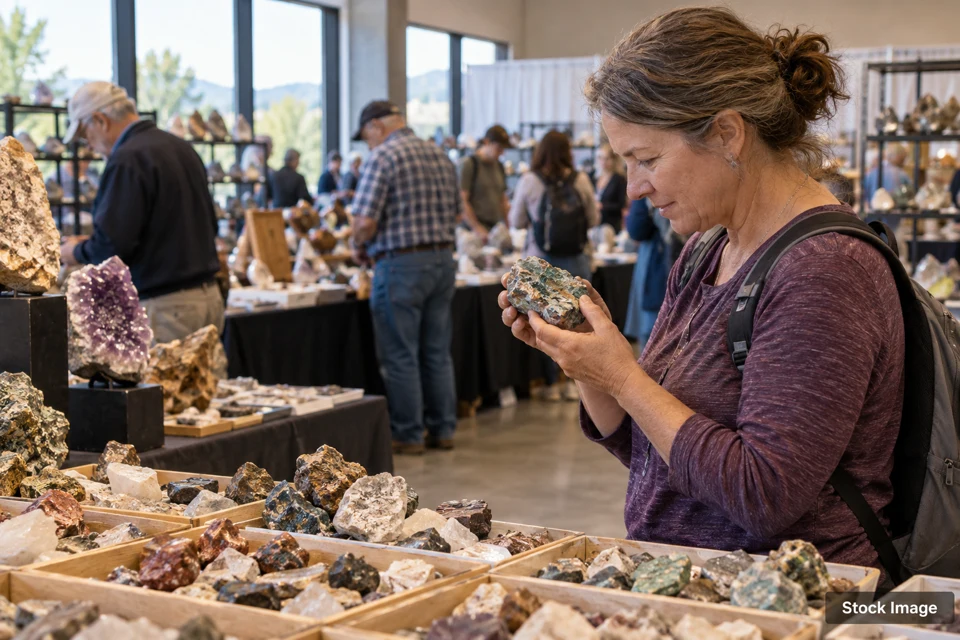 Rockhounding — rockhounding exhibits and activities scene