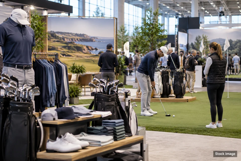 Sporting lifestyle — sporting lifestyle exhibits and activities scene