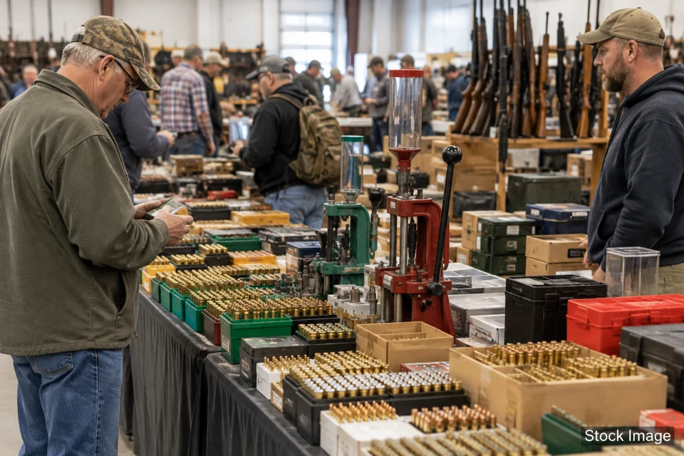 Ammo & reloading — ammo & reloading exhibits and activities scene