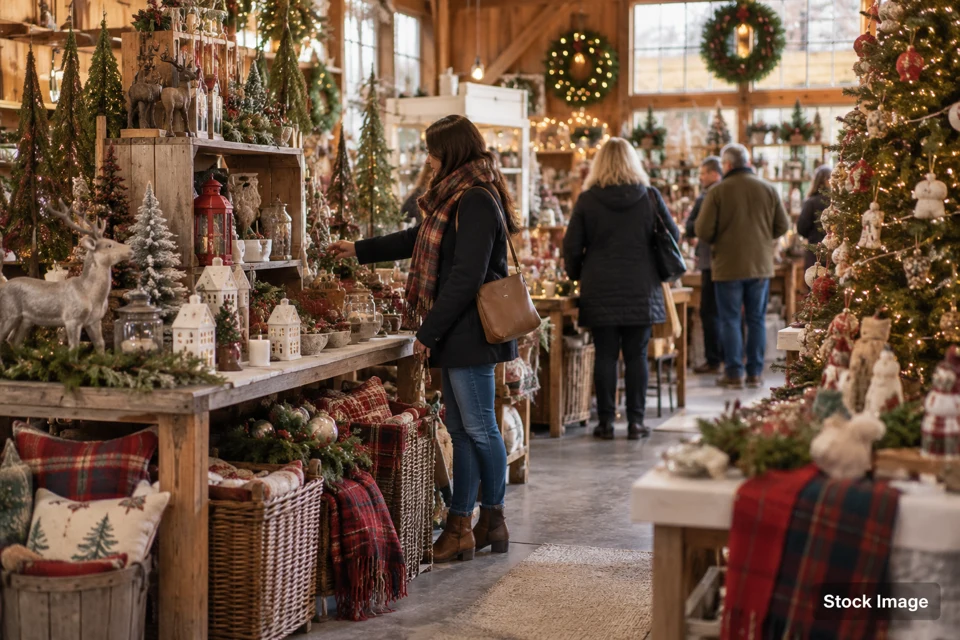 Seasonal boutique — seasonal boutique exhibits and activities scene