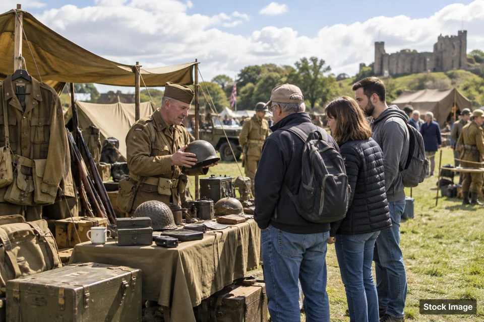 Historical — historical exhibits and activities scene