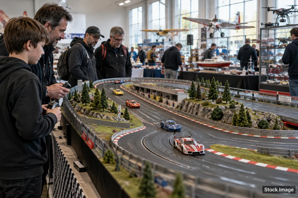Slot cars — slot cars exhibits and activities scene