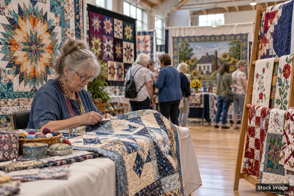 Quilting — quilting exhibits and activities scene