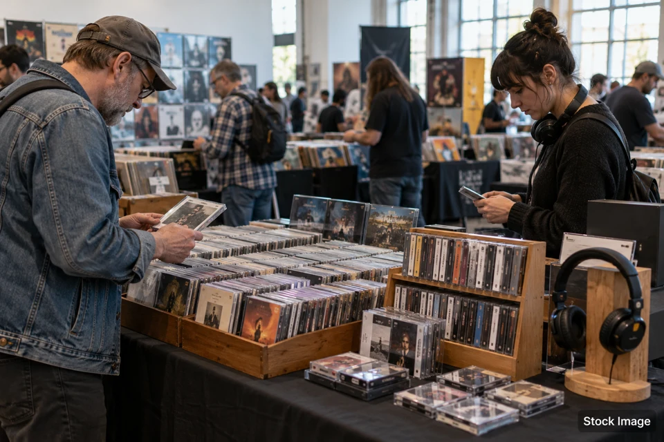 CDs & cassettes — cds & cassettes exhibits and activities scene
