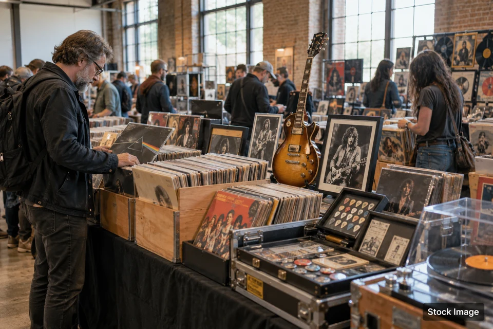 Music memorabilia — music memorabilia exhibits and activities scene