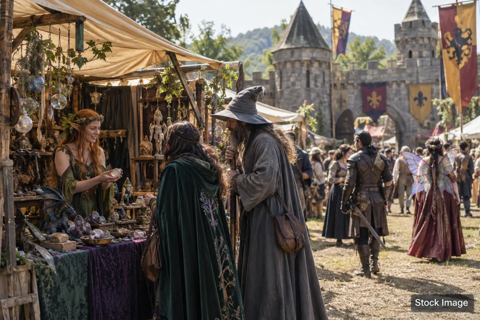 Fantasy festival — fantasy festival exhibits and activities scene