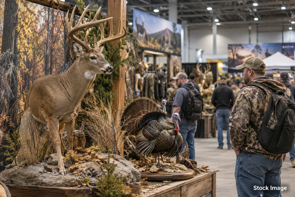 Deer/turkey — deer/turkey exhibits and activities scene