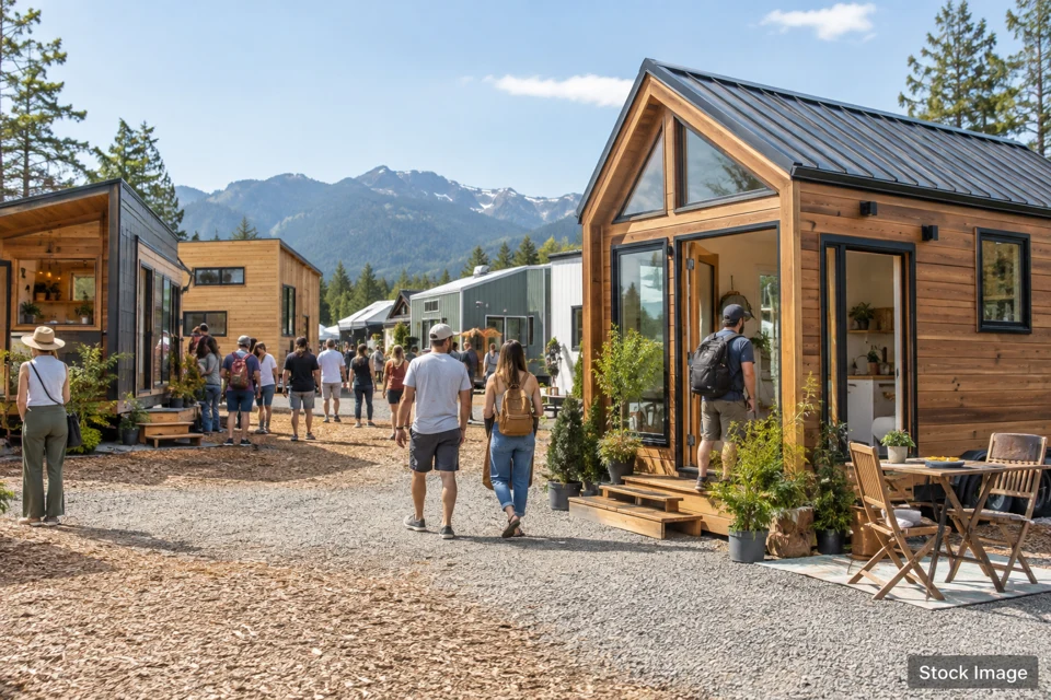 Tiny homes — tiny homes exhibits and activities scene