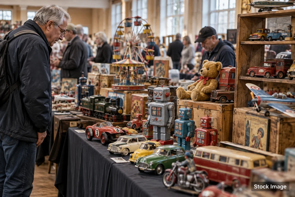 Vintage toys — vintage toys exhibits and activities scene